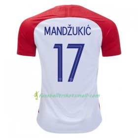 Fußballtrikots Kroatien Mandzukic 17 WM 2018 Heimtrikotsatz kaufen